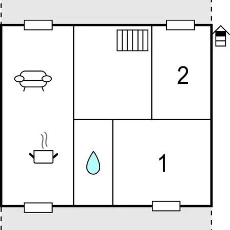 2 Bedroom In Vt Capranica